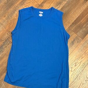 Duluth Trading Co Blue Sleeveless Top
